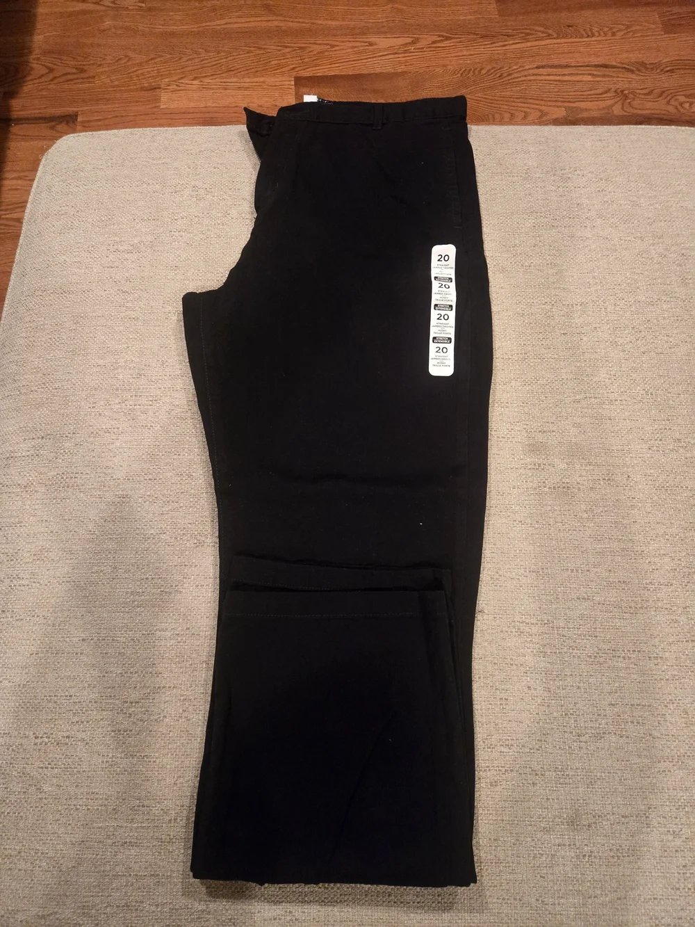 The Children's Place Boys Black Chino Pants 20 Husky